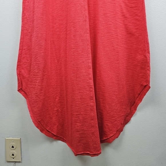 Gap Coral Sleeveless Maxi Dress NWT, size Large Tall - Picture 6 of 8